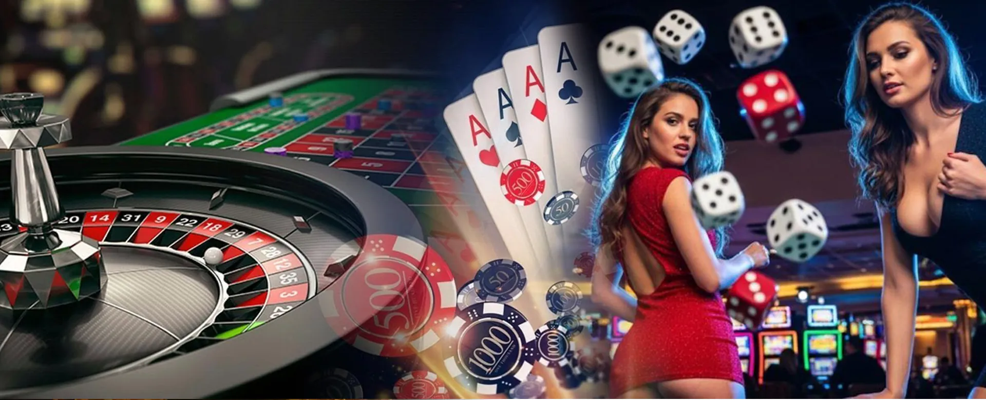 sg777 Casino main banner showing a variety of games and a luxurious golden theme